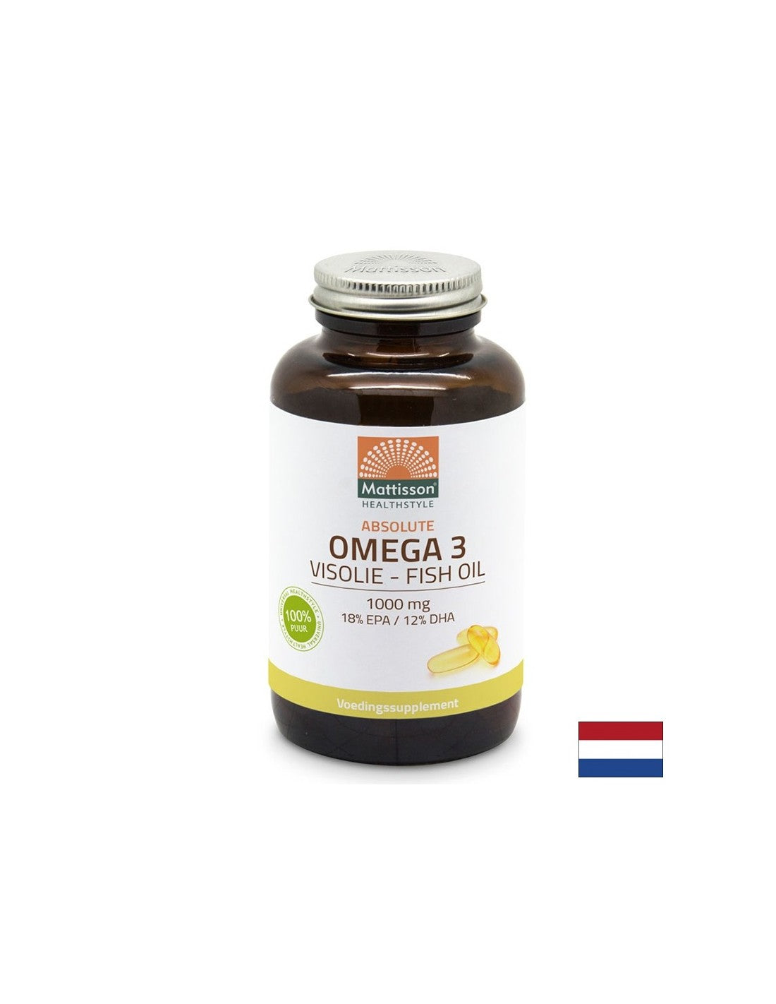 Olio di pesce 1000 mg - EPA 180 mg/DHA 120 mg, 120 capsule <tc>Mattisson Healthstyle</tc>