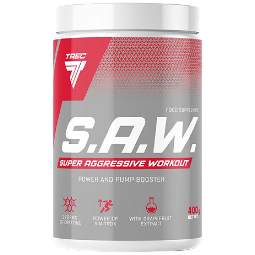 Powder con sega | Pre -allenamento super aggressivo - 400 grammi