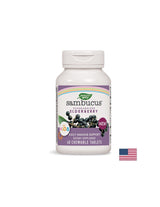 Sambucus per bambini/sambucus per bambini x 40 tavolette masticabili natura
