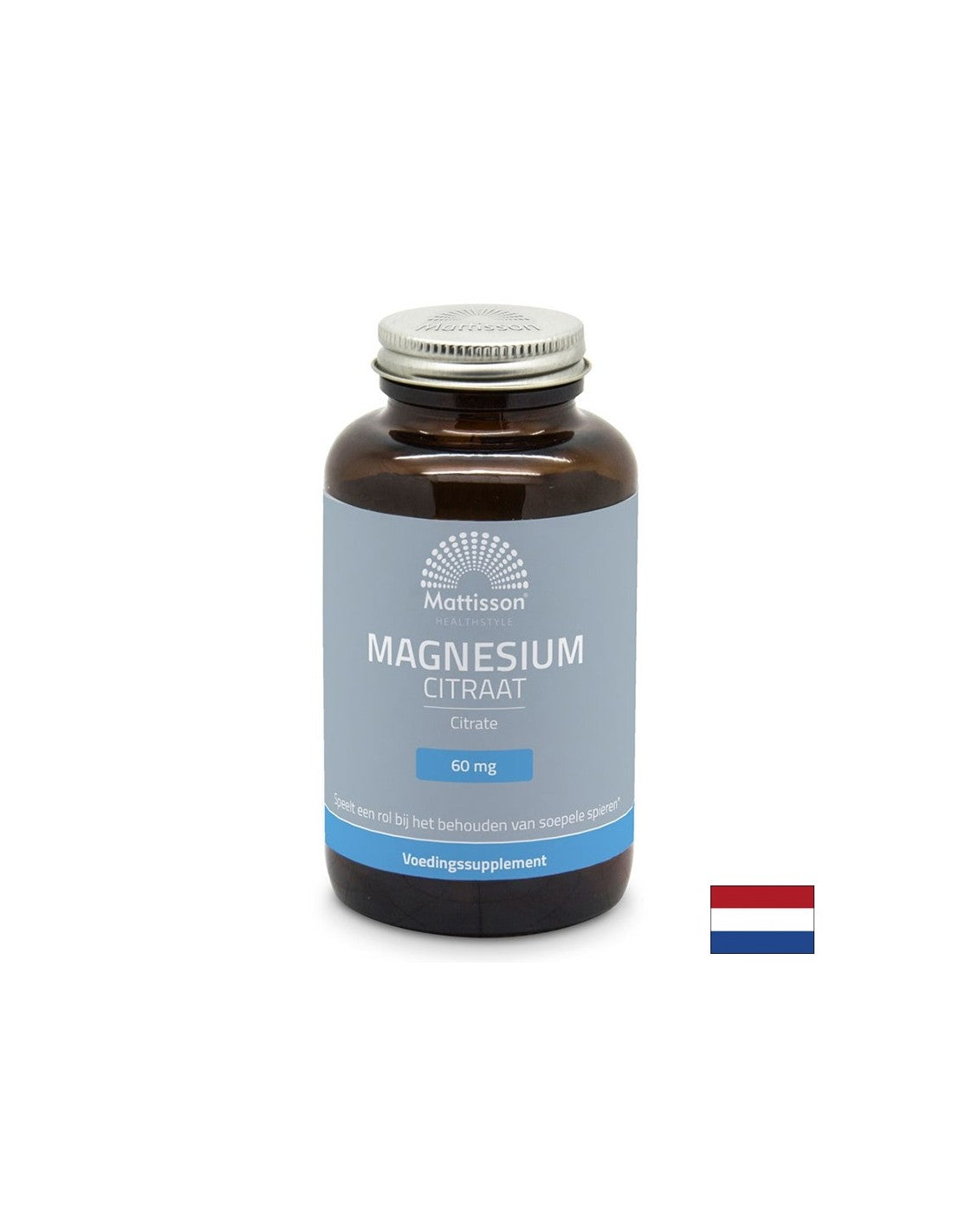 Funzione cardiaca, nervosa e muscolare - Magnesio (citrato), 180 capsule <tc>Mattisson Healthstyle</tc>