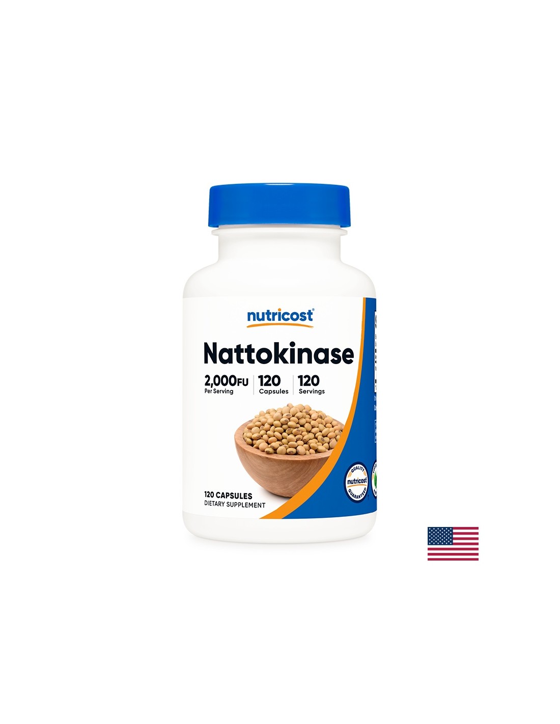 Sistema cardiovascolare - Nattokinase, 120 <tc>Nutricost</tc> capsule