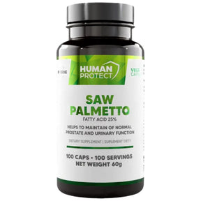 Saw Palmetto 500mg | with 25% Saponins - 100 capsules - Nutra Best Europe