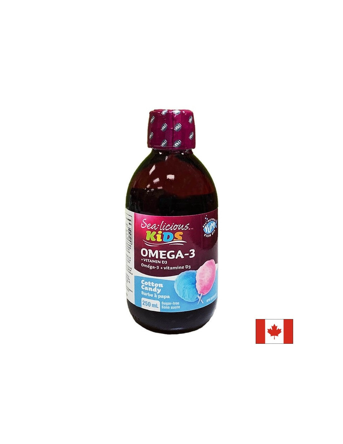 Sea-Licious® Kids Omega-3 + Vitamina D3/Omega-3 1500 mg + Vitamina D3 400 UI per bambini, 250 ml <tc>Natural Factors</tc>