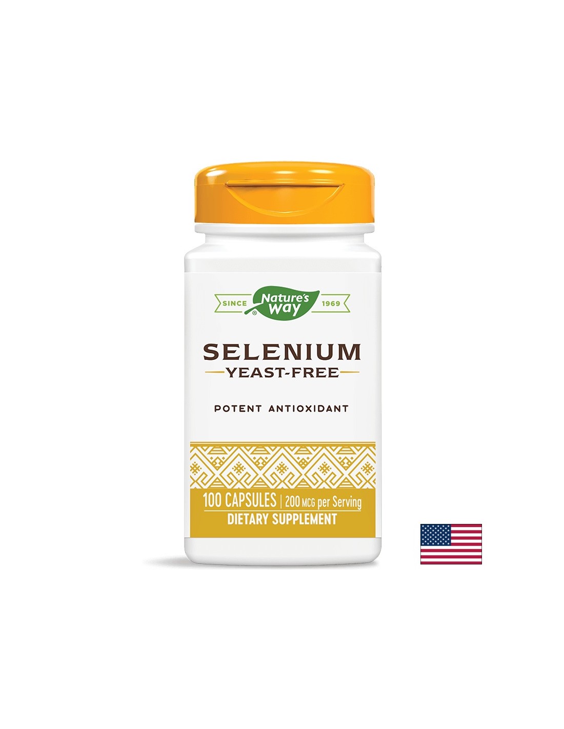 Selenio - Selenio 200 mcg, 100 capsule natura