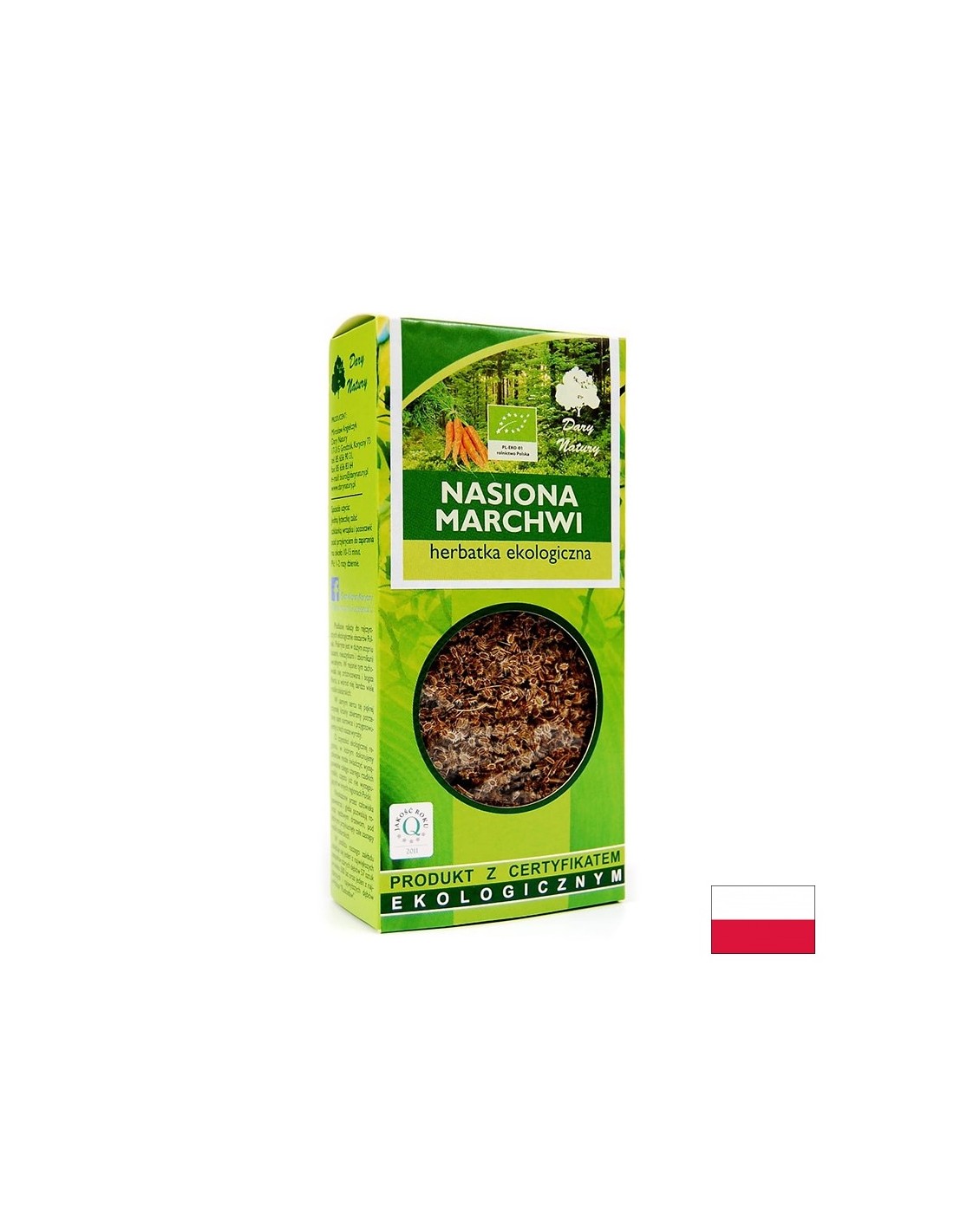 Semi di germogli di carota biologici, 40 g <tc>Dary Natury</tc>