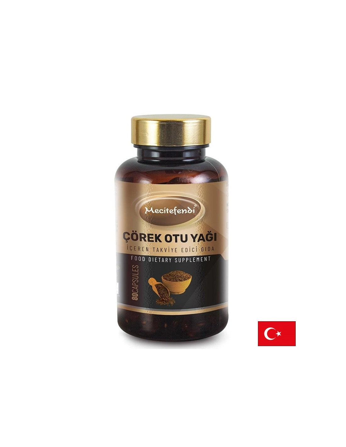 Cumino nero (olio di semi) - Immunità e sistema respiratorio, 1000 mg, 80 capsule per 40 giorni di assunzione
