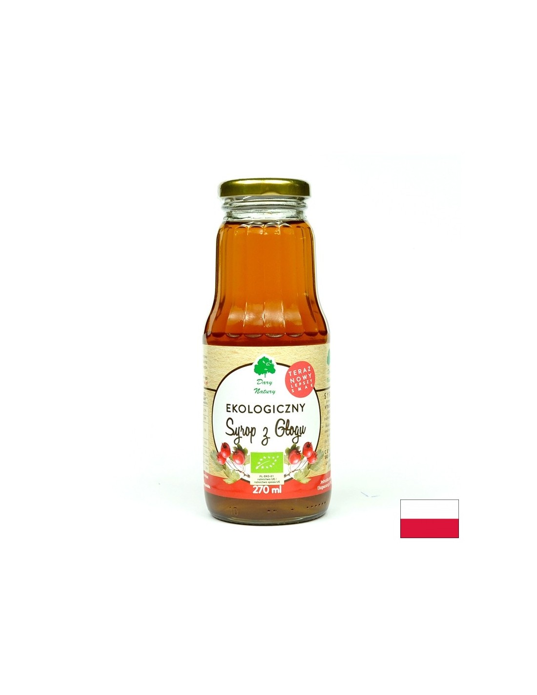 Sciroppo di biancospino biologico, 270 ml <tc>Dary Natury</tc>