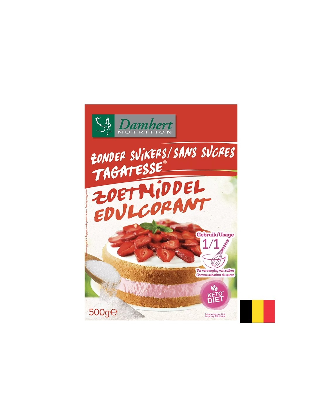 Dolcificatore pasticceria senza zucchero artificiale, 500 g
