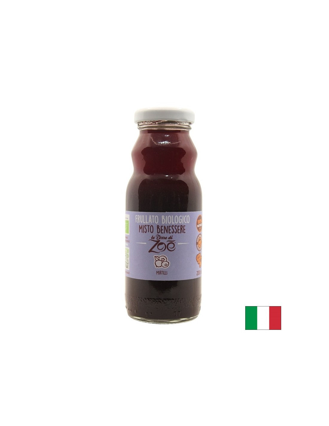 Frullati con mirtilli, bio, 200 ml