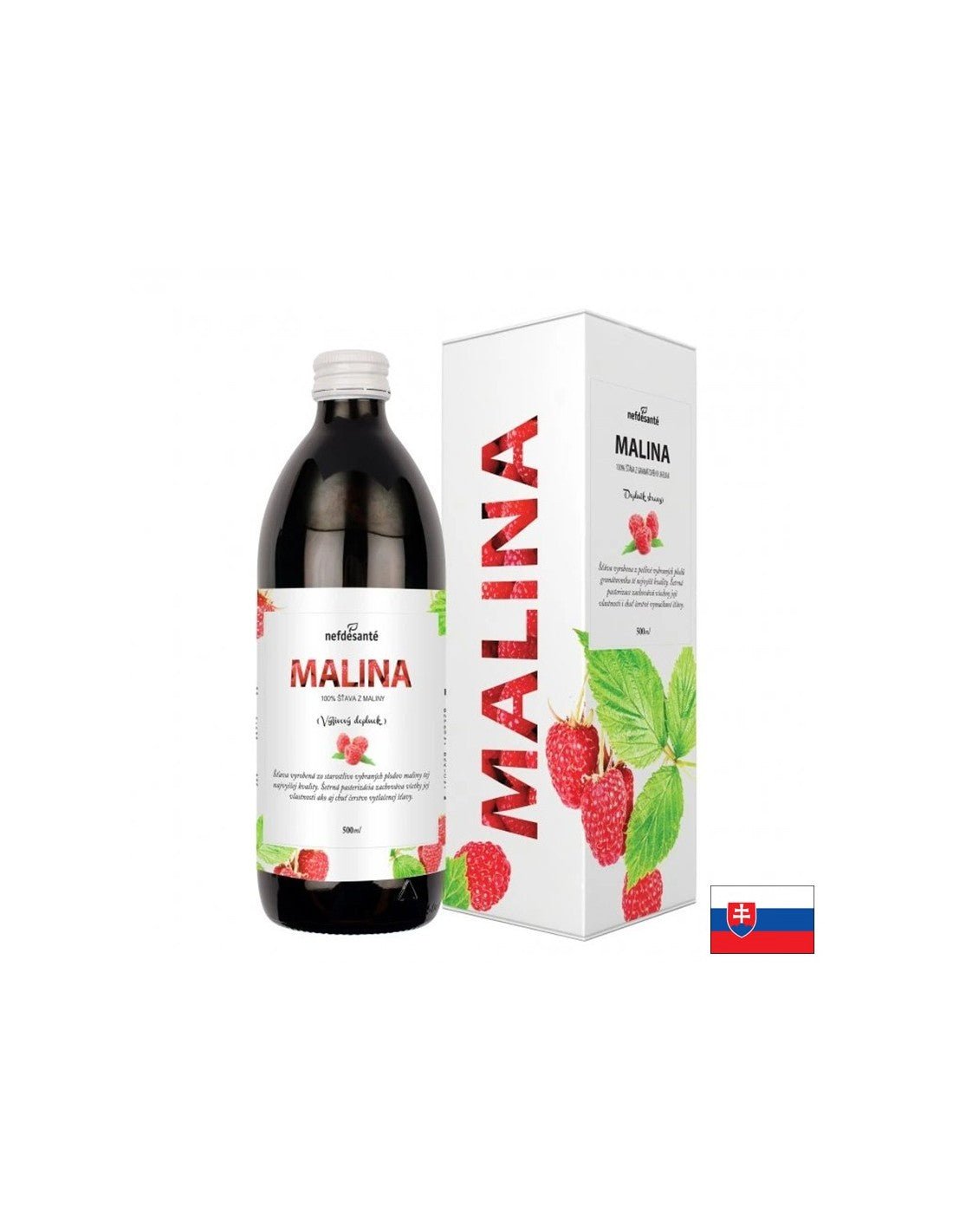 Сок от малина + витамин c - естествена енергия и силен имунен щит, 500 ml