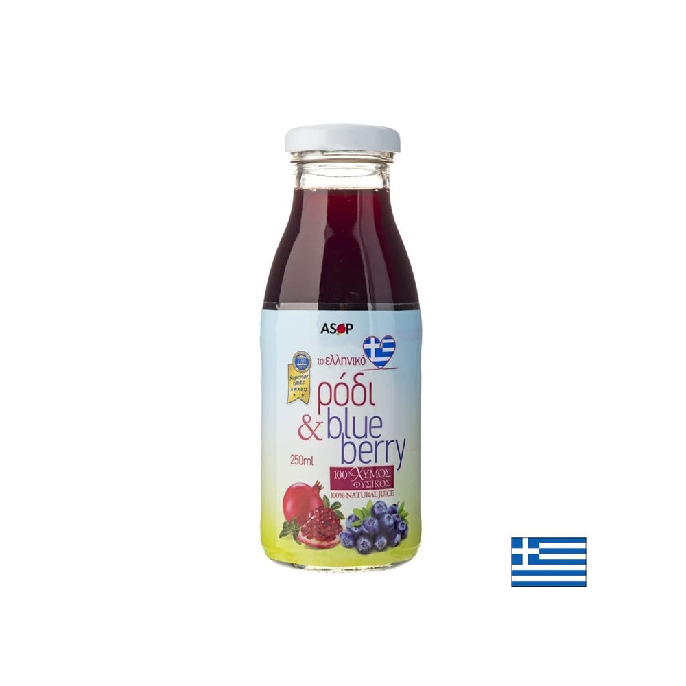 Succo di melograno e mirtillo - immunità e protezione antiossidante, 250 ml