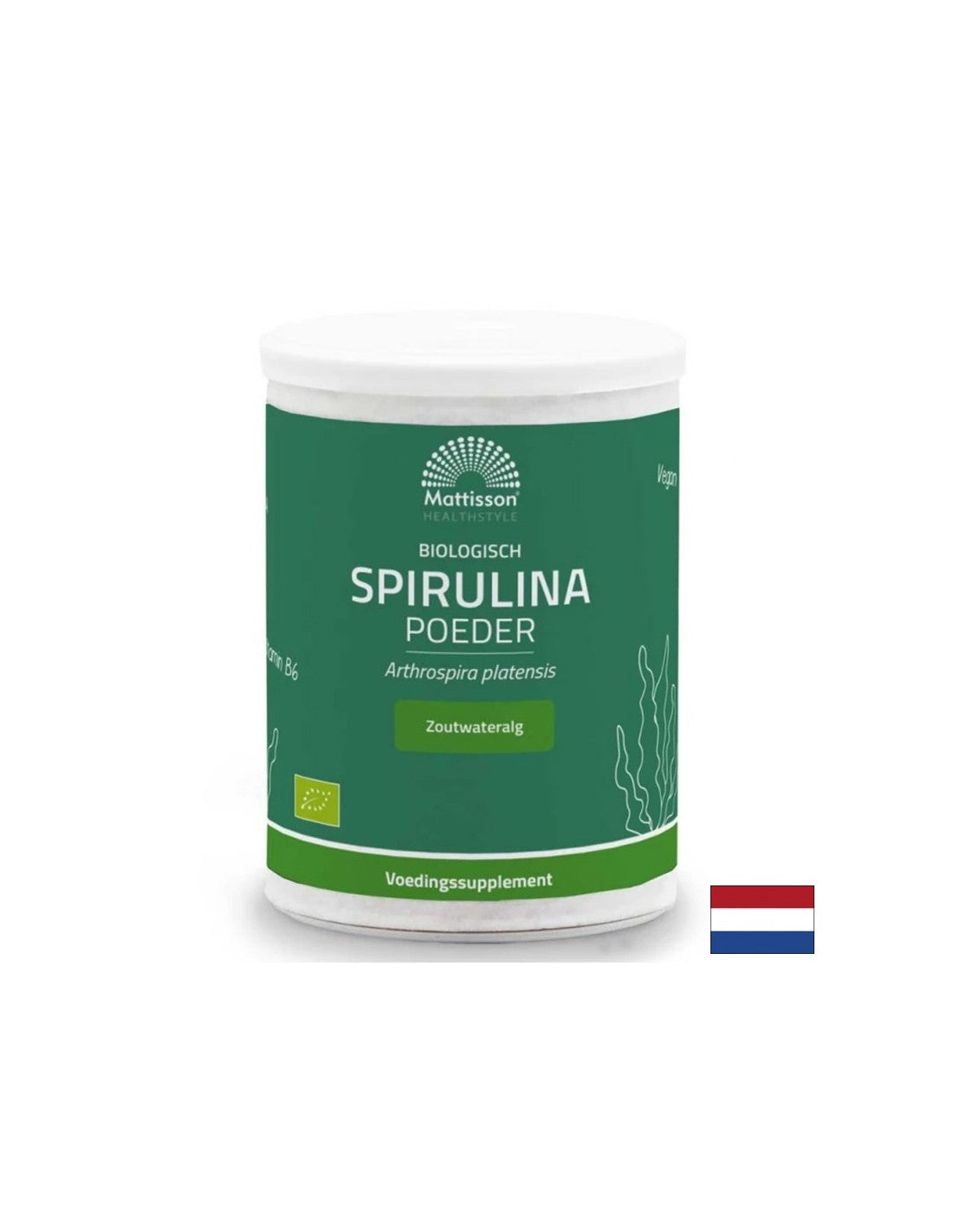 Spirulina per energia e disintossicazione, 125 g di polvere