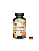 Contro lo stress e l'affaticamento - Taurina + L -teanina, curcuma e vitamina B3, 90 capsule