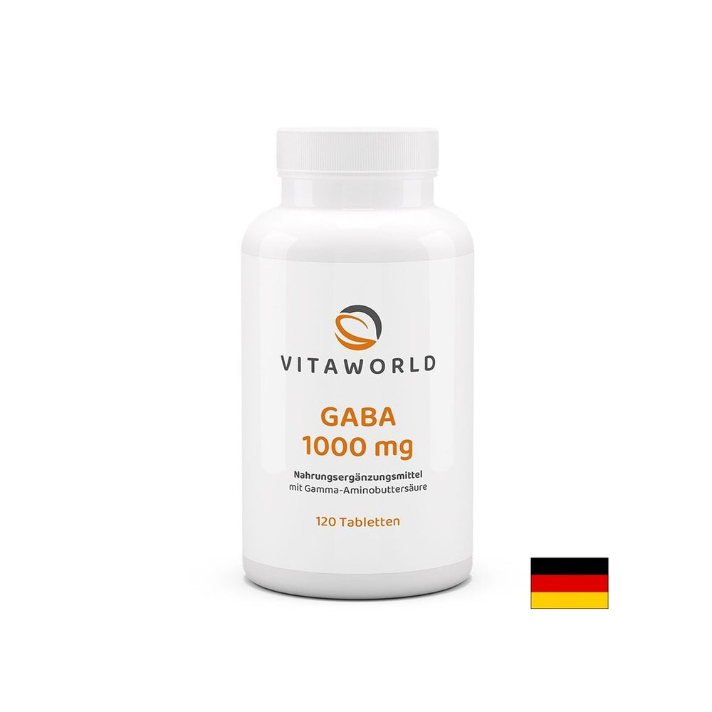Stress e insonnia - GABA (acido gamma -aminobutirrico), 1000 mg x 120 compresse