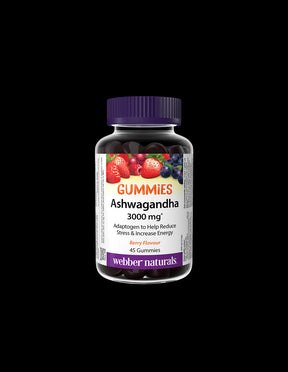 Stress and good mood - Ashwagandha, 200 mg x 45 jelly tablets, berry flavor - Nutra Best Europe