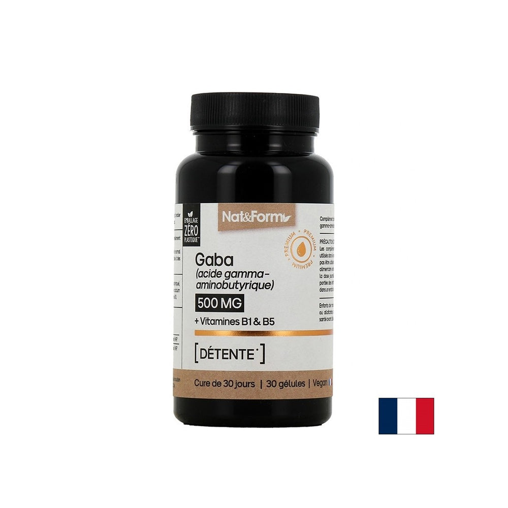 Stress e buon umore - GABA + vitamina B1 e acido pantotenico, 30 capsule
