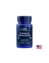 Stress e buon umore - balsamo limone + l -teanina - sollievo dallo stress enchaced, 30 capsule