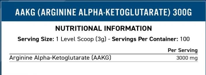 Polvere AAKG 3000 mg - 300 grammi