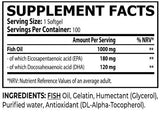 Omega -3 1000 mg - 100 Softgels