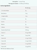 Impact pre -workout Blend 500 grammi