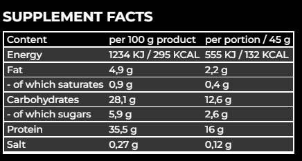 Protein Snap | Bar croccante a basso zucchero - 25 x 21,5 grammi
