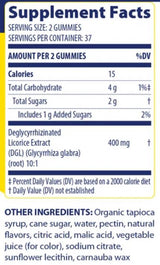 DGL stomaco lenisce le gomme - 74 Gummies