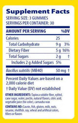 Fibra+ gummies - 90 gummies