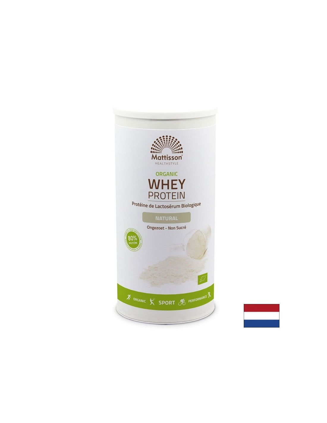 Bio proteico del siero di latte, polvere di 450 g (non aromatizzate)