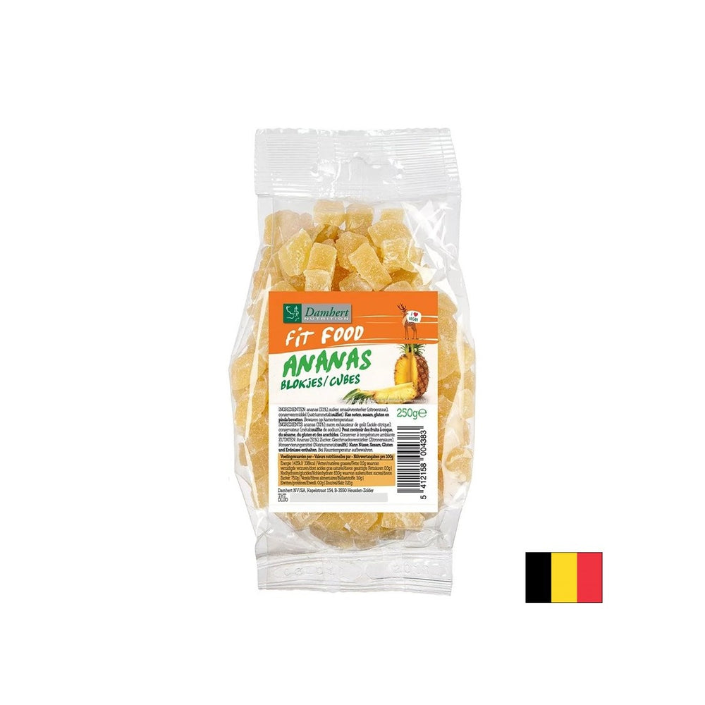 Cubi di ananas secchi, 250 g