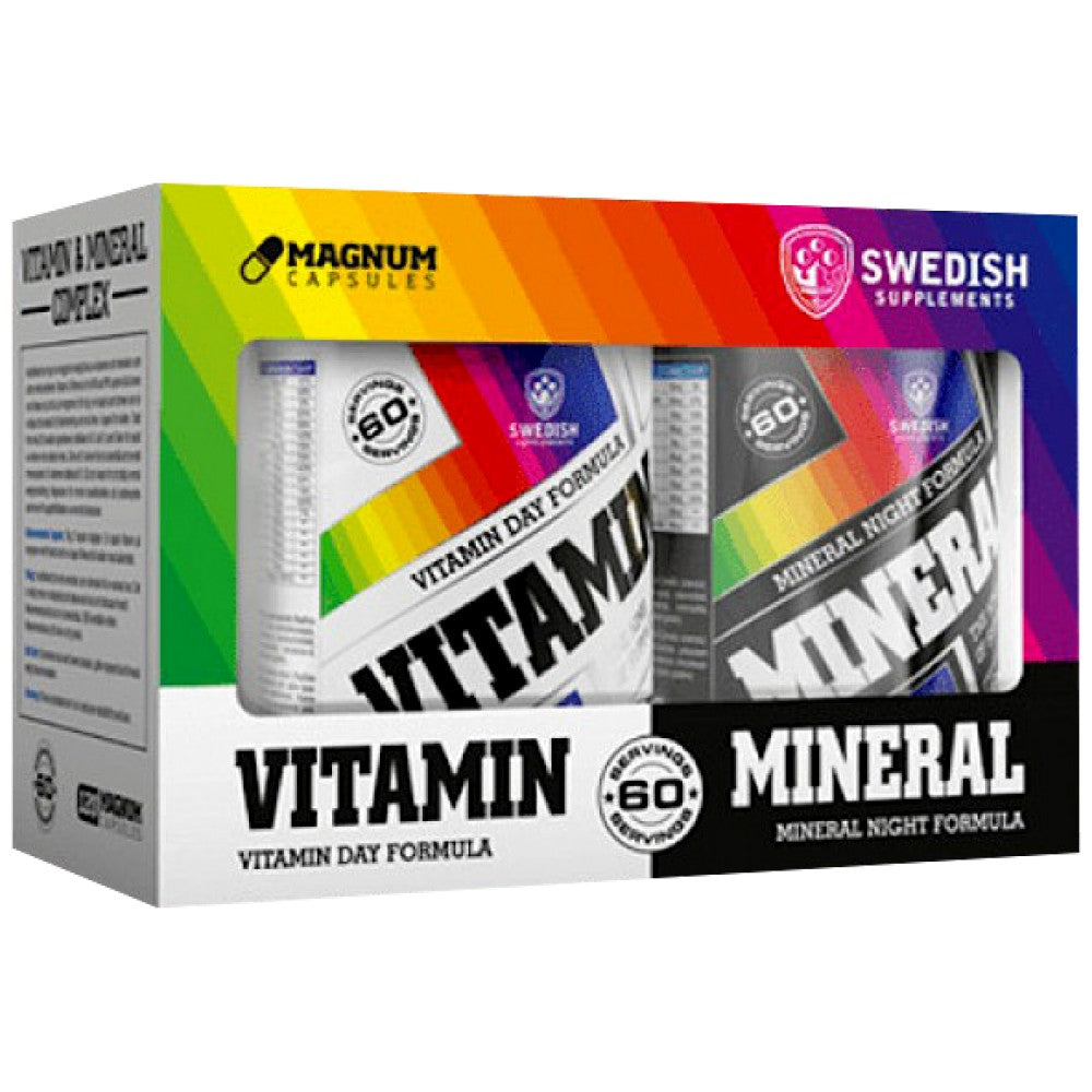 Formula di vitamina Day e formula notturna minerale complesso - 2 x 120 capsule