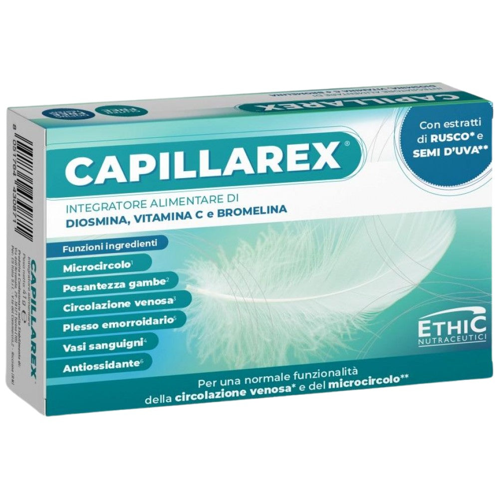 Capillarex | Supporto dei vasi sanguigni - 30 compresse