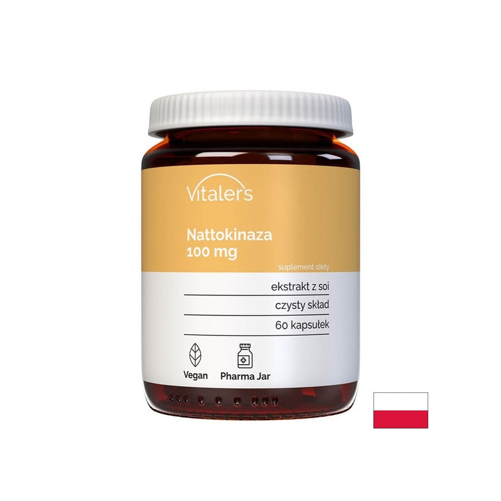 Trombosi e circolazione sanguigna alterata - nattokinasi, 100 mg x 60 capsule