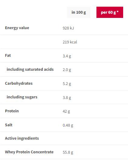 Sceero di resistenza ad alta proteina 700 grammi