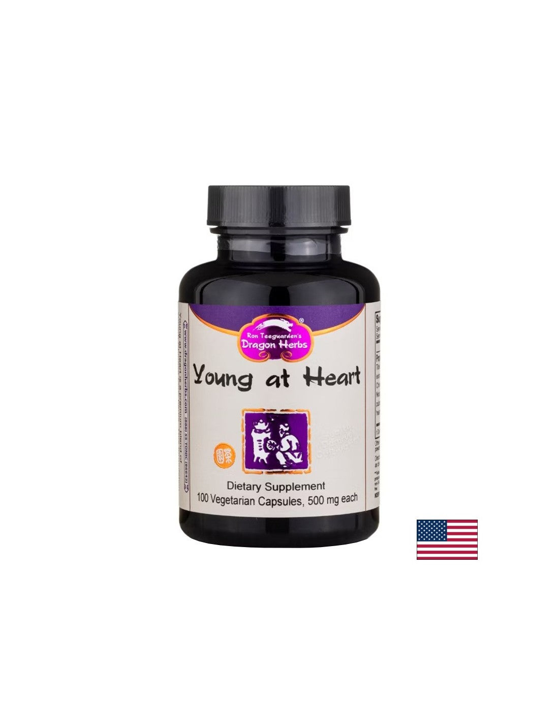 Per sostenere la circolazione del sangue e la funzione cardiaca - Young at Heart, 100 capsule