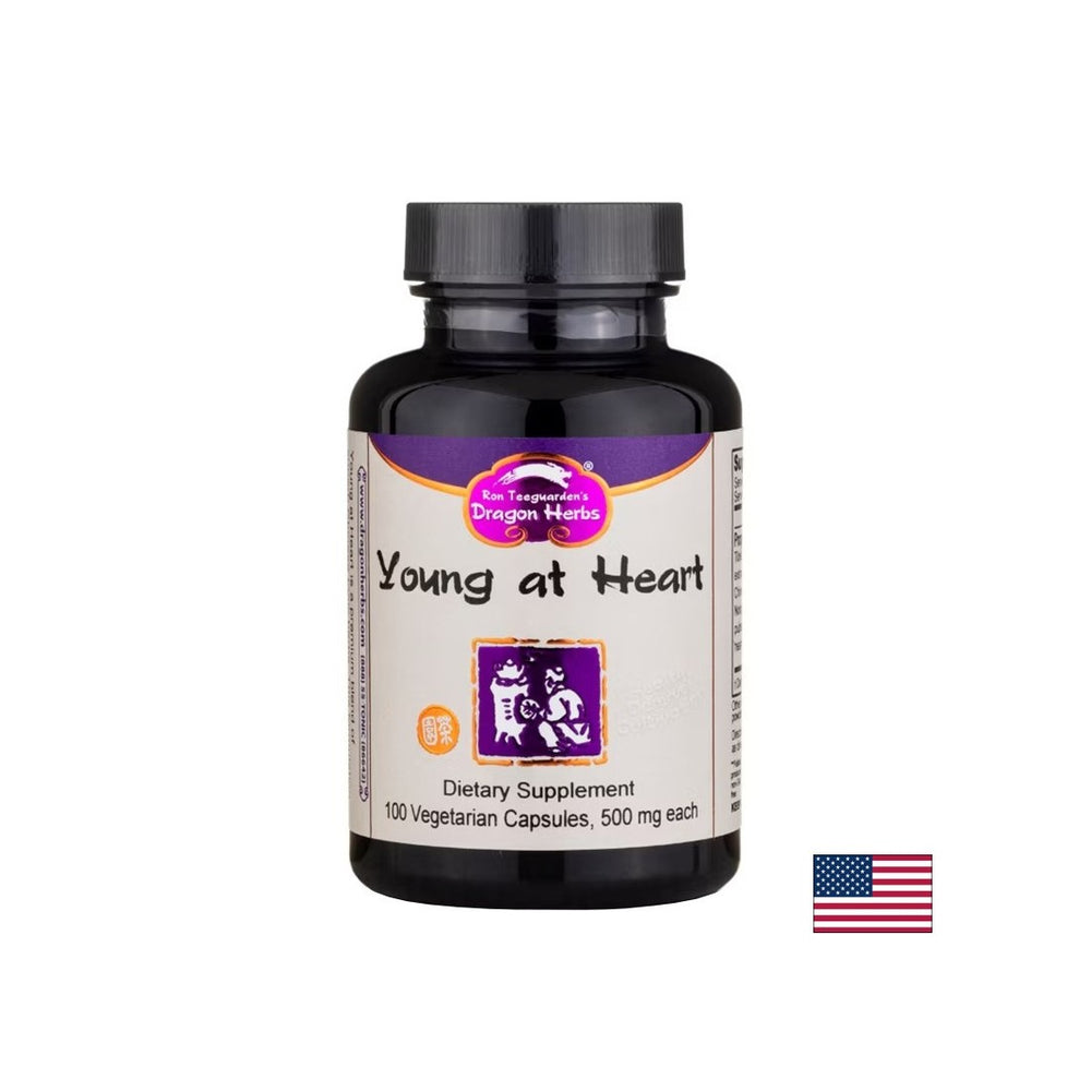 Per sostenere la circolazione del sangue e la funzione cardiaca - Young at Heart, 100 capsule