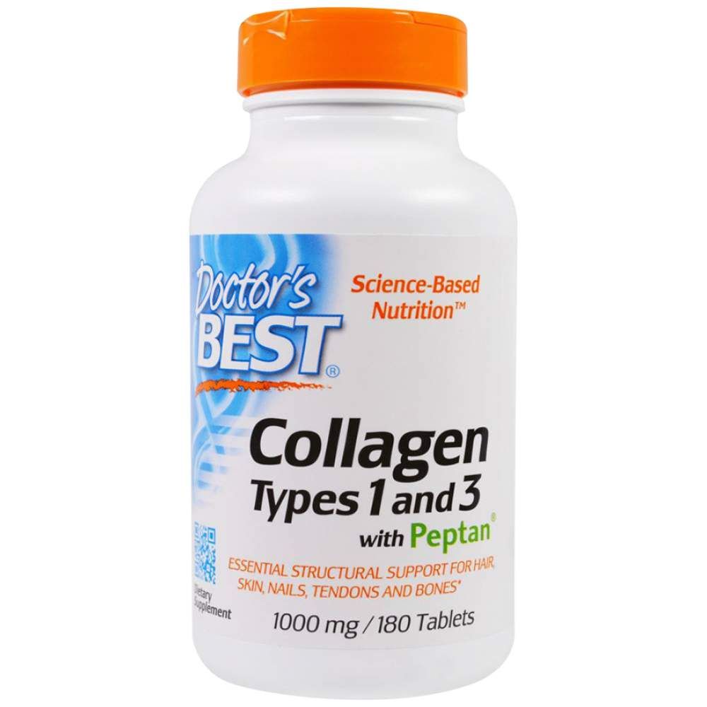 Migliori tipi di collagene 1 e 3/1000 mg - 180 compresse