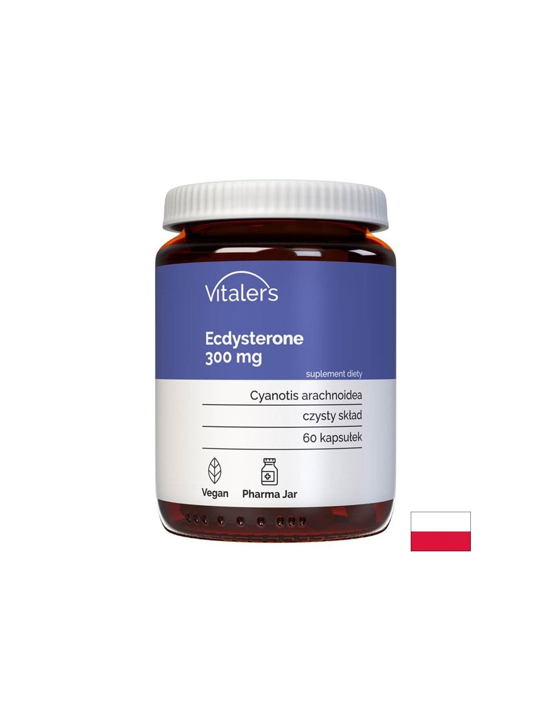 Recupero dopo l'esercizio - Ecdysterone, 300 mg x 60 capsule