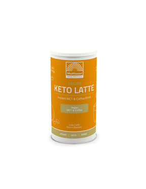 Vegan Keto Latte - Instant Drink with Coffee and MCT Oils, Almond Flavor, 200g Mattisson Healthstyle - Nutra Best Europe