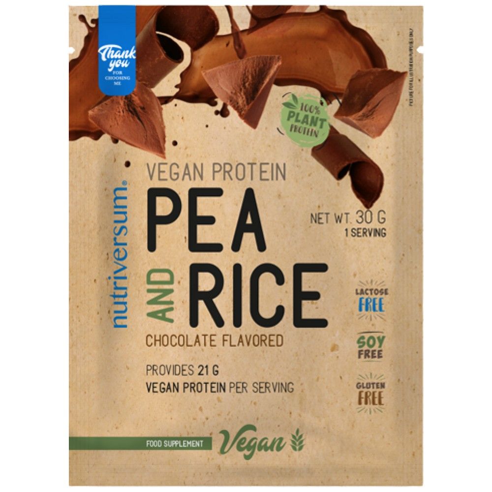 Proteina vegana | Pisello e riso - 30 grammi