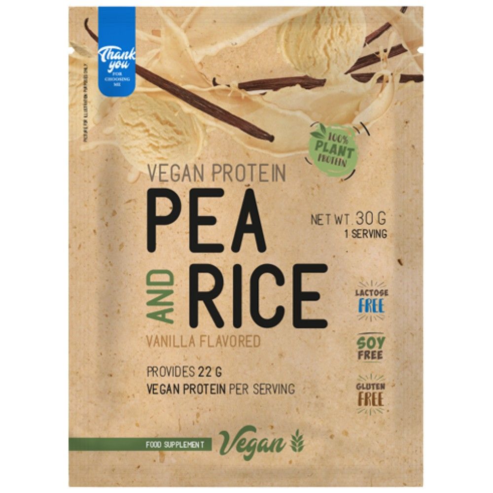 Proteina vegana | Pisello e riso - 30 grammi