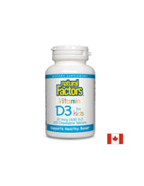 Vitamina D3 per bambini 400 UI - 100 compresse masticabili
