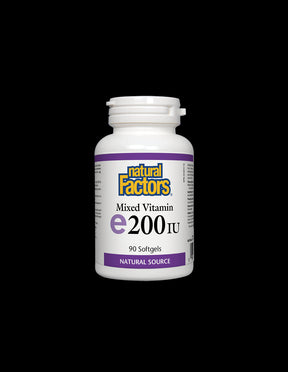 Vitamin E 200 IU Natural Source Tocopherol - 90 capsules - Nutra Best Europe