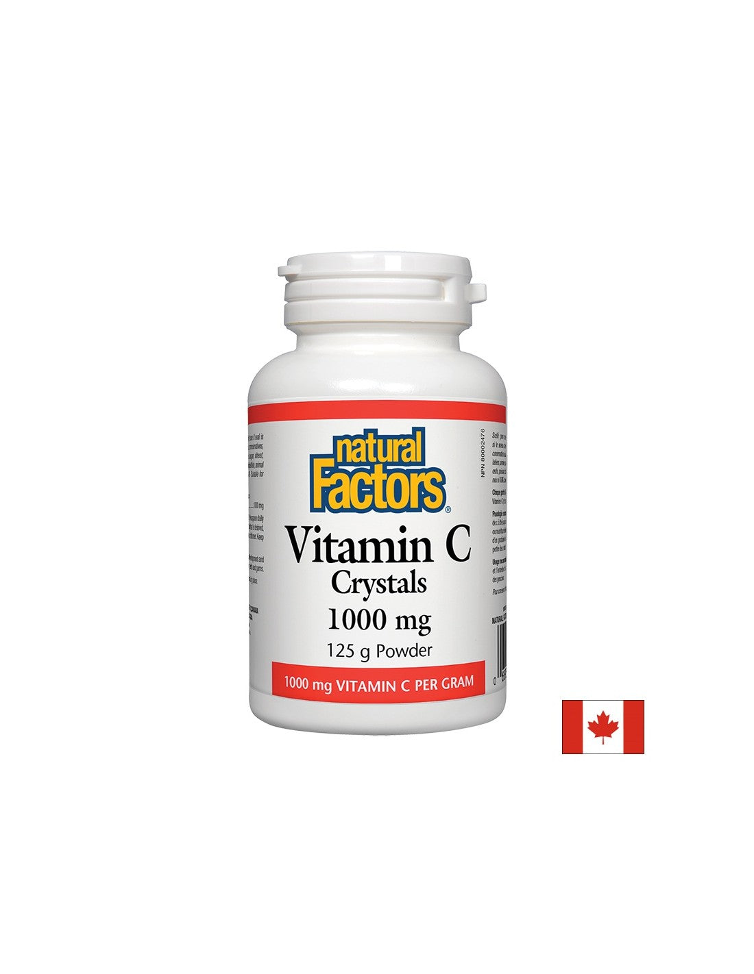 Cristalli di vitamina C 1000 mg - 125 grammi