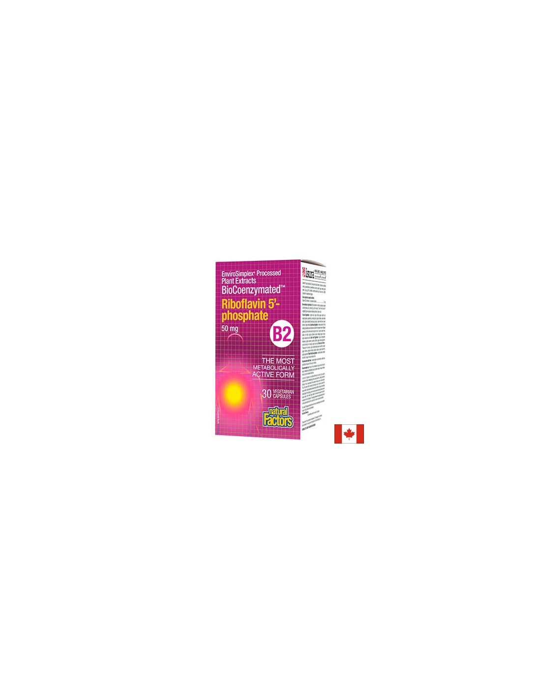 Riboflavina 5 fosfato biocoenzimata B2 50 mg - 30 capsule