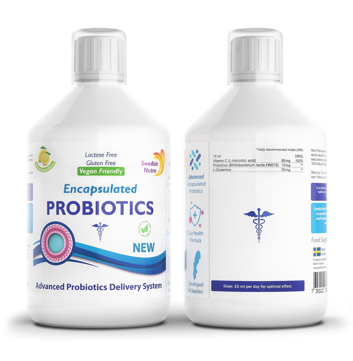 Probiotico liquido (microincapsulato) x 500 ml (vegano)