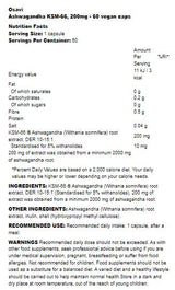 Ashwagandha KSM -66® 200 mg - 120 capsule