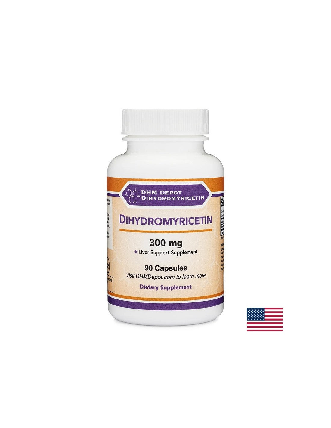 Per il fegato - Supporto durante lo stress da alcol - Diidromireletina (DHM 30), 300 mg x 90 Capsule