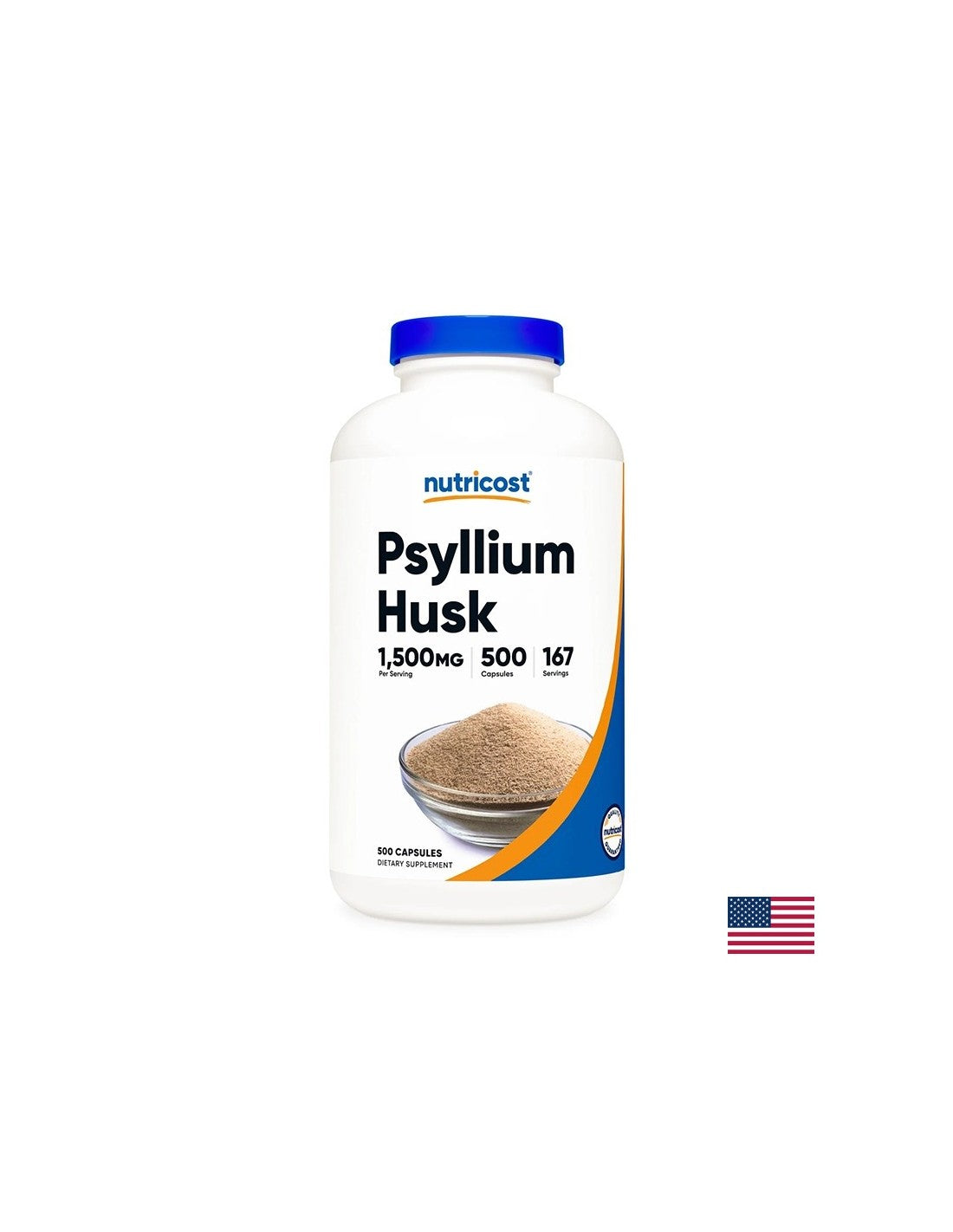 Costipazione - Psyllium (buccia), 500 capsule