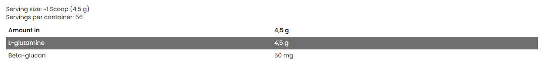 Glutammina/Grado farmaceutico - 300 grammi