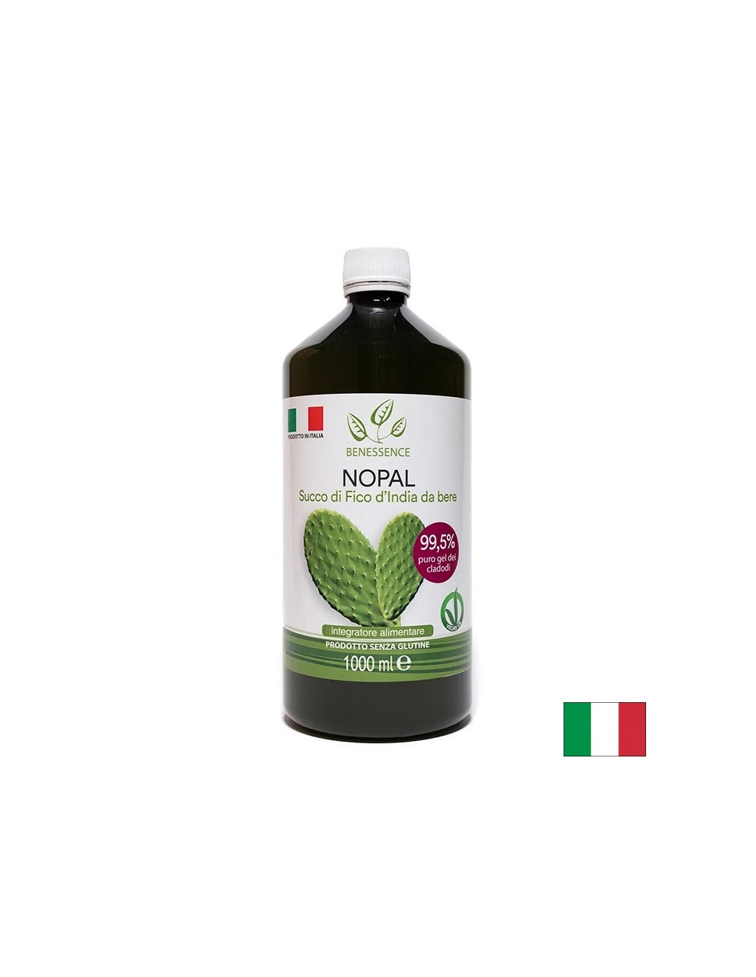Succo di cactus nopal (Opuntia/Pere di puntura) - Per perdita di peso, 1 litro, 12 dosi